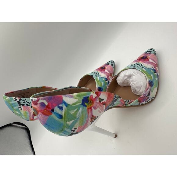 Steve Madden Varcityy Floral Heel Size 7.5 - Picture 2 of 6